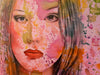 Unknown Artist - Large Original Mixed Media on Canvas